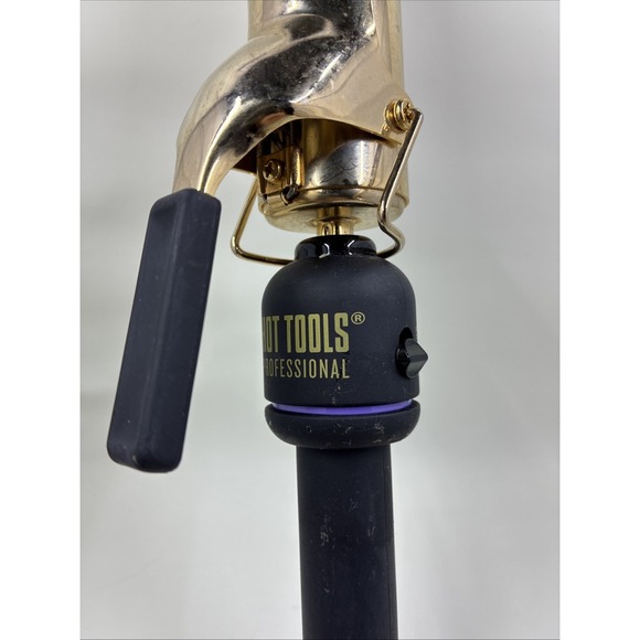 Hot Tools Professional 1-1/2 Gold Hair Curling Iron Mod. HT1102XL - Picture 5 of 9